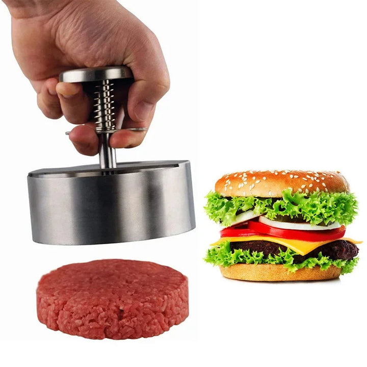 Skanto | 304 Rustfritt Stål Burgerpresse for Perfekte Biffalternativer
