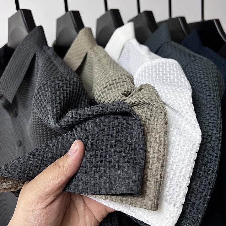 Mesh Ice Silk Korte Ermel T-skjorte | Skanto