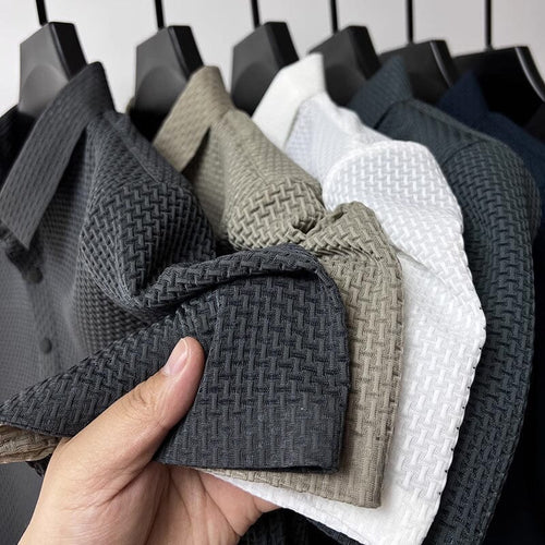 Mesh Ice Silk Korte Ermel T-skjorte | Skanto