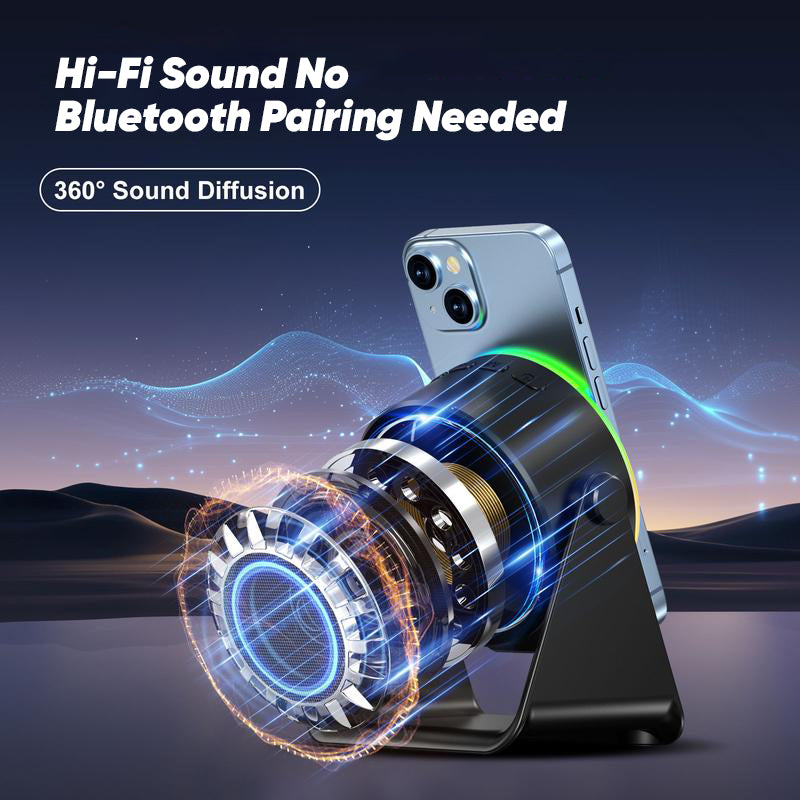 Skanto | 4-I-1 360° Rotasjon Bluetooth Høyttaler Stativ