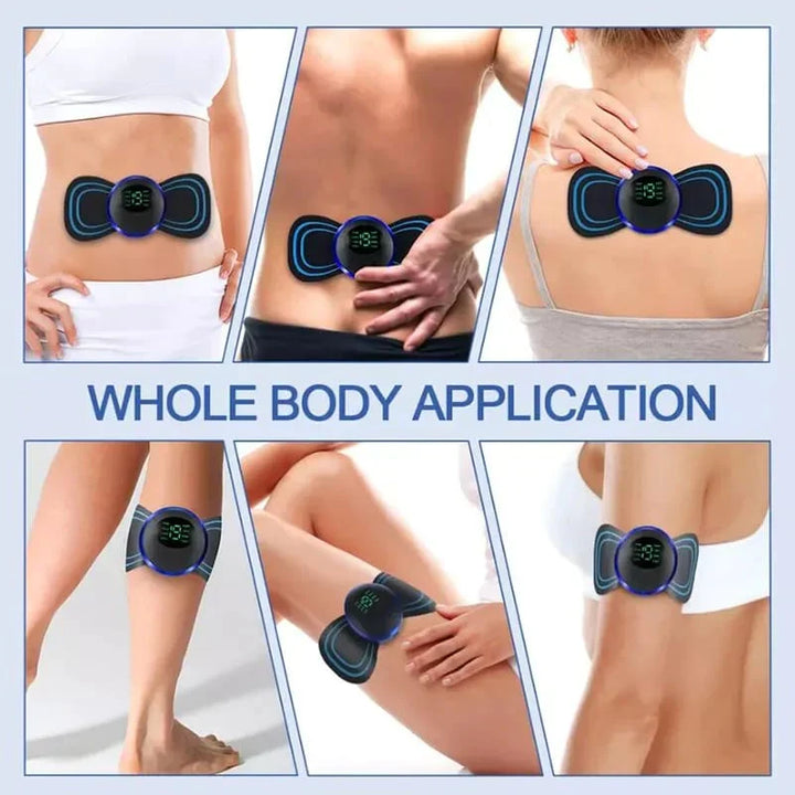 EMS Mini Body Massager Puls Nakke Smerte Lindring Skanto