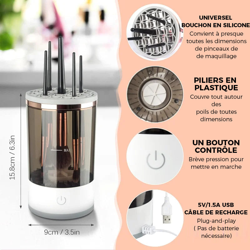 Electric Makeup Brush Cleaner | Skanto