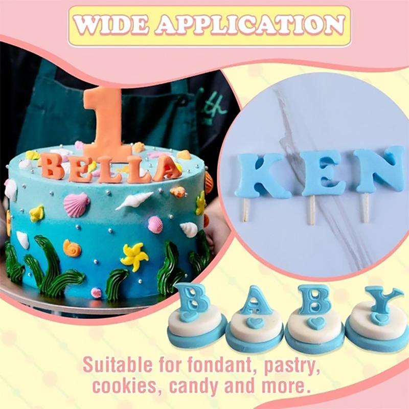 Alphabet Fondant Plunger Cutter | Skanto