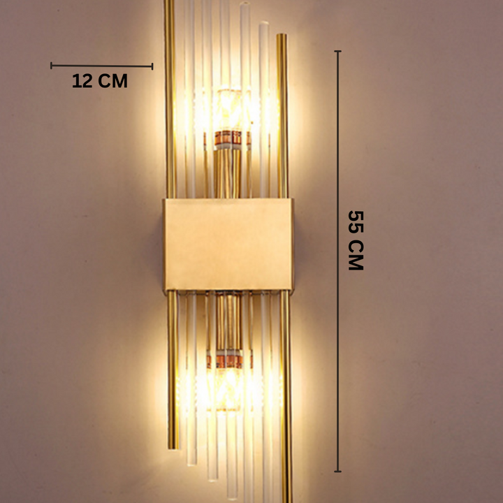 Skanto | Vegglampe - GlamorLite - Luksuriøs Design - Elegant og Raffinert