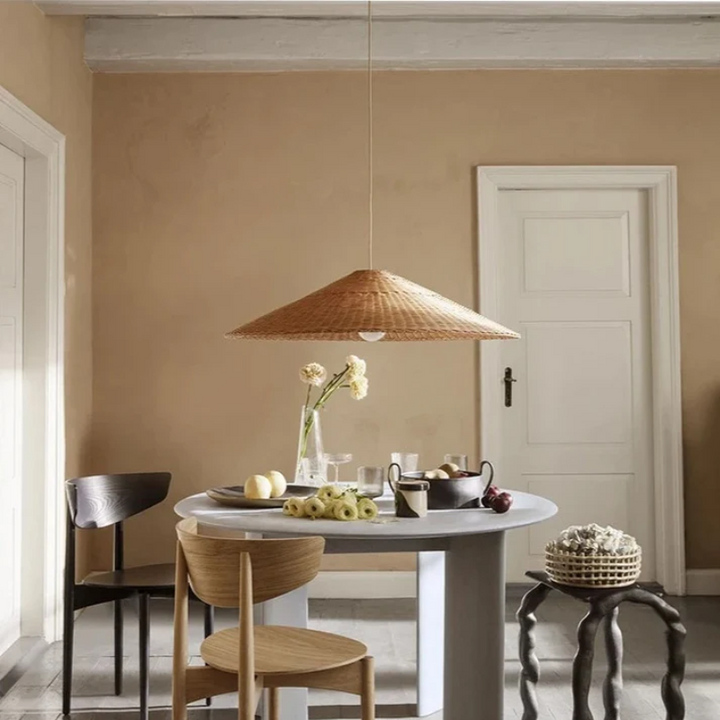 Skanto | Skandinavisk LED Pendellampe Laget av Bambus