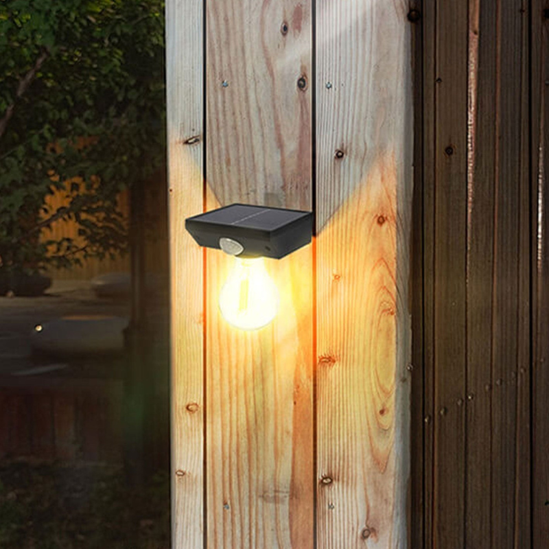 SolarGuard Vegglampe med bevegelsessensor Skanto