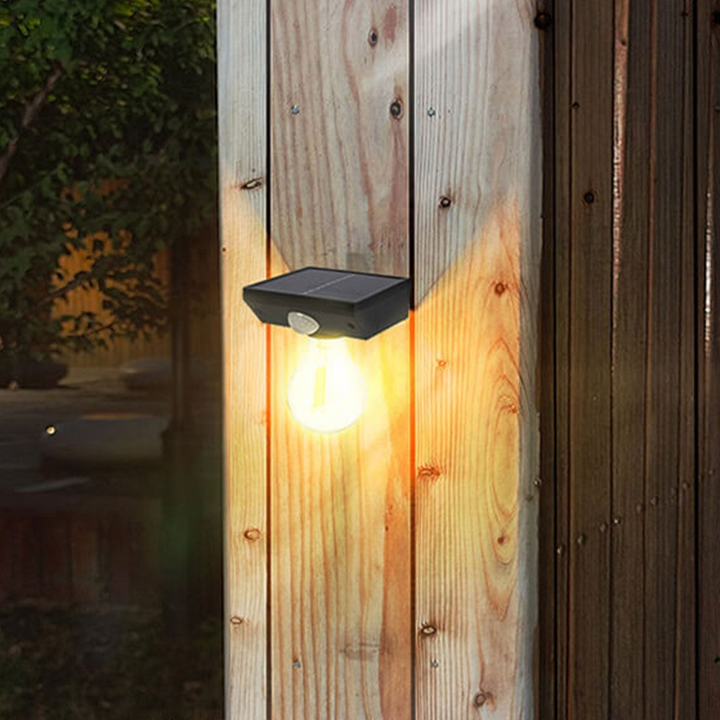 SolarGuard Vegglampe med bevegelsessensor Skanto