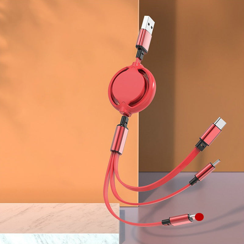 Skanto | 3 i 1 Mobil Lading Kabel Passer for iPhone