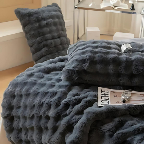 Skanto | Faux Fur Fleece Kaste Teppe
