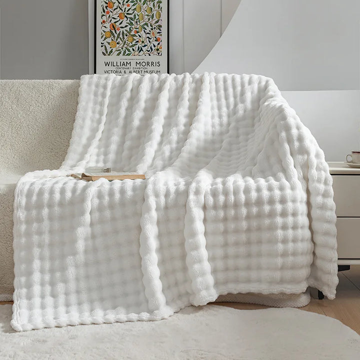 Skanto | Ekstra myk flanellteppe - PlushBubble