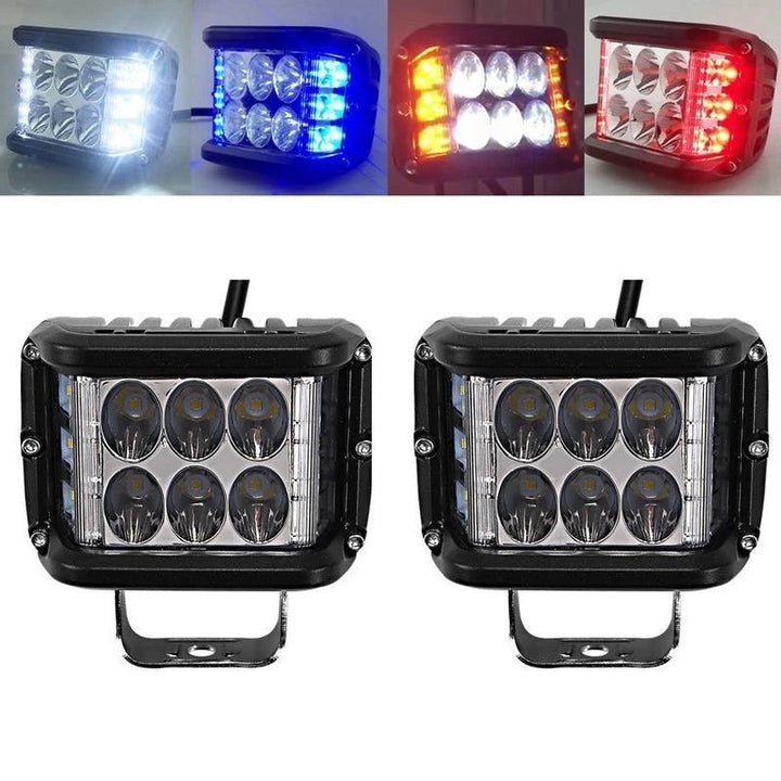 LED strobelys med tre sider for bil | Skanto