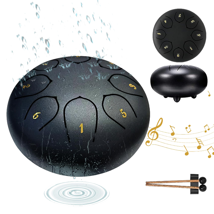 Regn tromme som hageinstrument