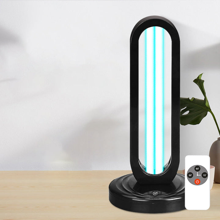 Skanto | 360¬∞UV/Ozone Sterilisering Lampe med 3 Tidsinnstillinger, 38W Effekt, Fjernkontroll & Fjerning av Formaldehyd og Lukt, for Hjem & Kontor