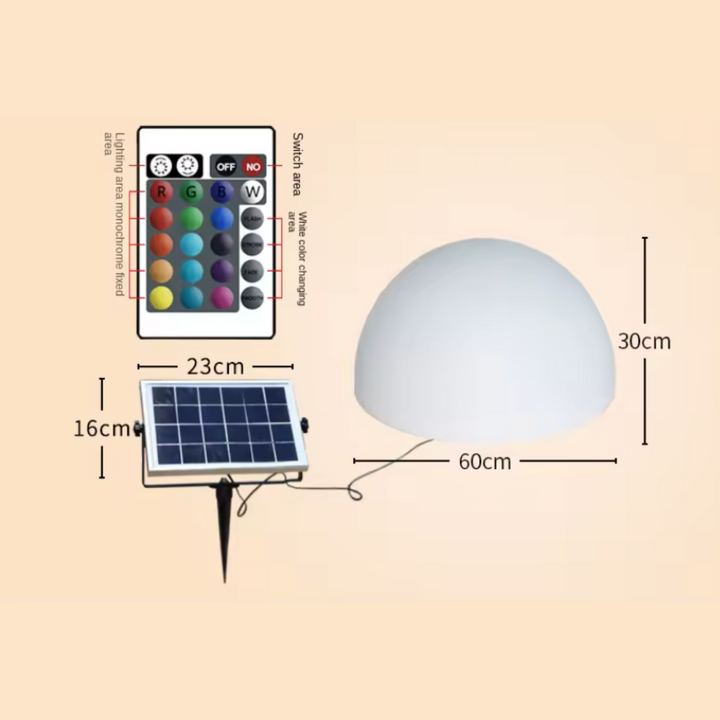Solar Dome Light Skanto