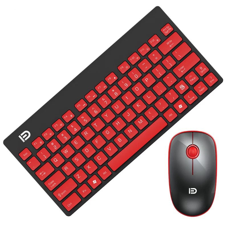 Skanto | 2.4GHz Ultrathin Bærbar Trådløs Tastatur og Mus Combo Med Multimedia Snarveier, Lang Batterilevetid & Ergonomisk Design