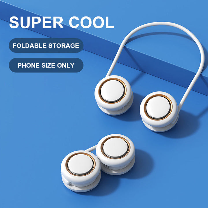 Faltbar USB Mini Bærbar Halsvifte | Skanto