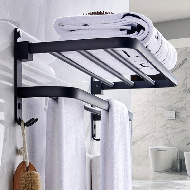 Skanto | Easy Organizer Bad Aluminium Sammenleggbar Håndklestativ