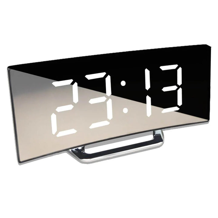 Skanto | Bøyd LED Digital Vekkerklokke i Moderen Stil