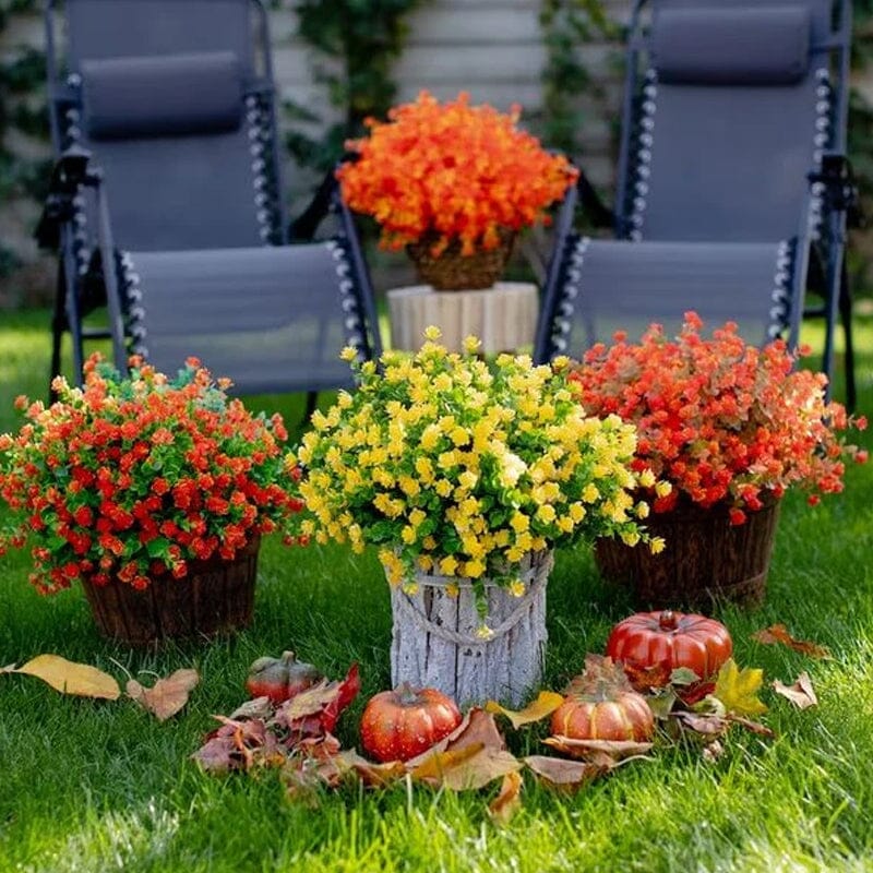 Utendørs kunstige blomster | Skanto