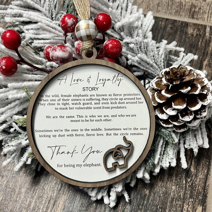 Skanto | Vennskaps Elefant Ornament