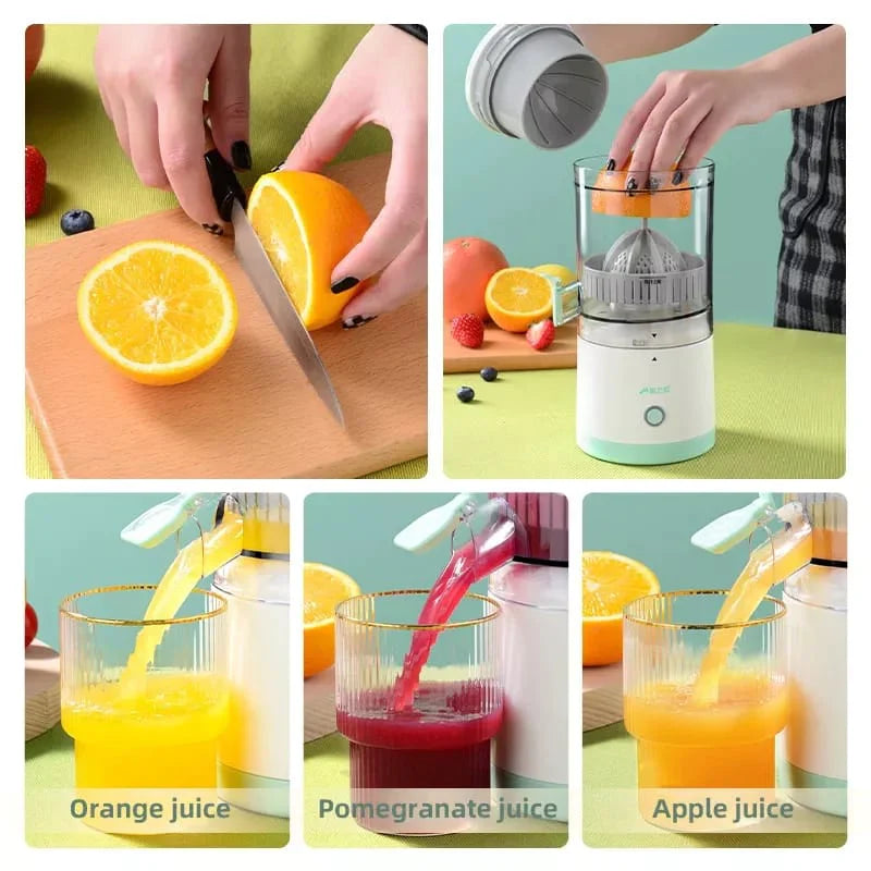 Sitrus Saftpresse Oppladbar Bærbar Juicer Skanto