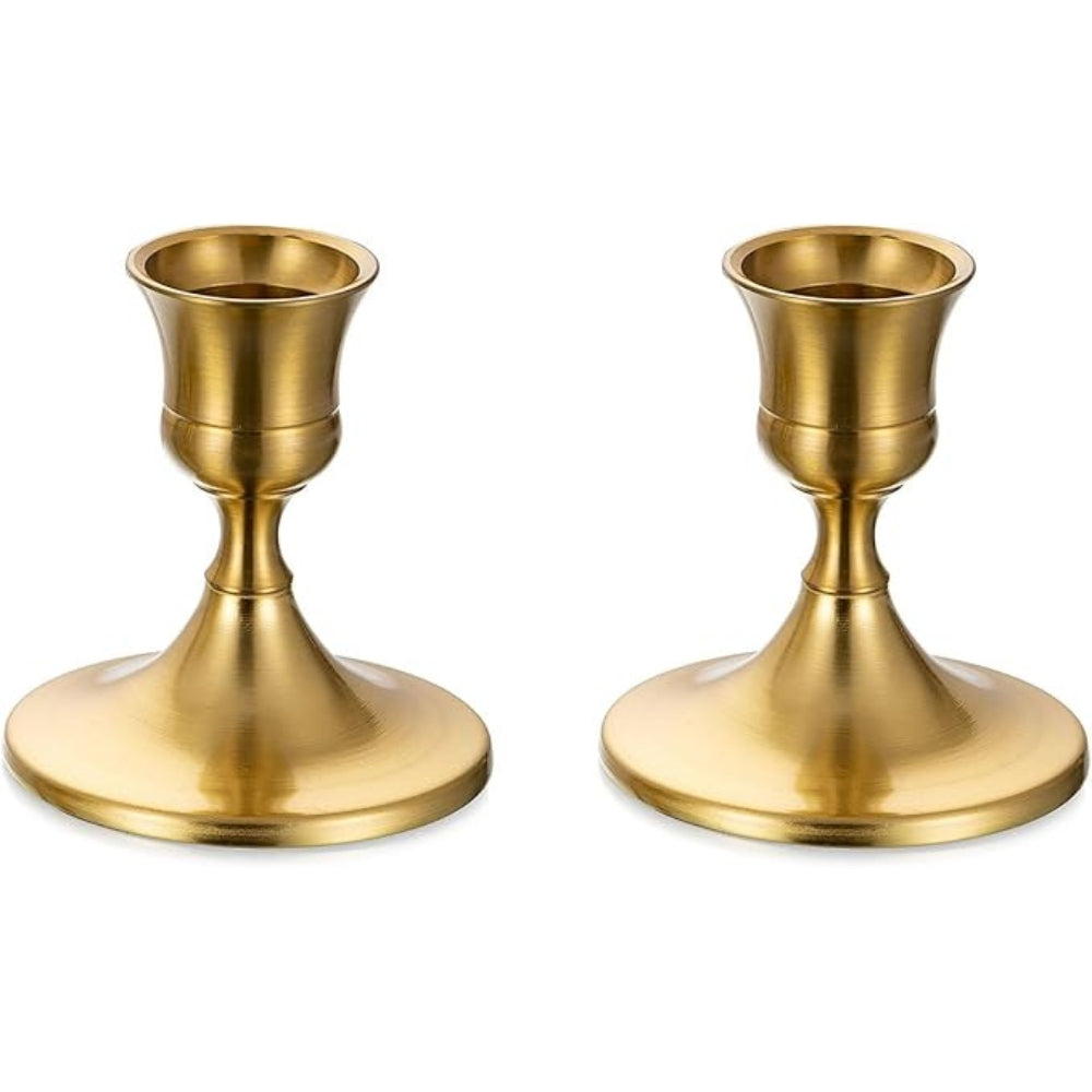 Skanto | Glitrende Vintage Lysestake | 2pk Sett