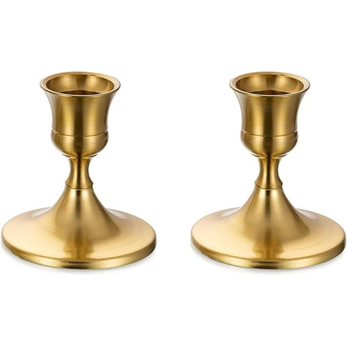 Skanto | Glitrende Vintage Lysestake | 2pk Sett