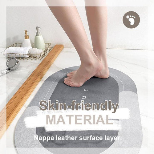 Super absorberende gulvmatte for hjem, bad myk raskt tørkende matte | Skanto