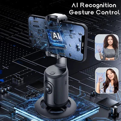 360° Drehung Smart Auto Gesicht Objektverfolgungs Halter