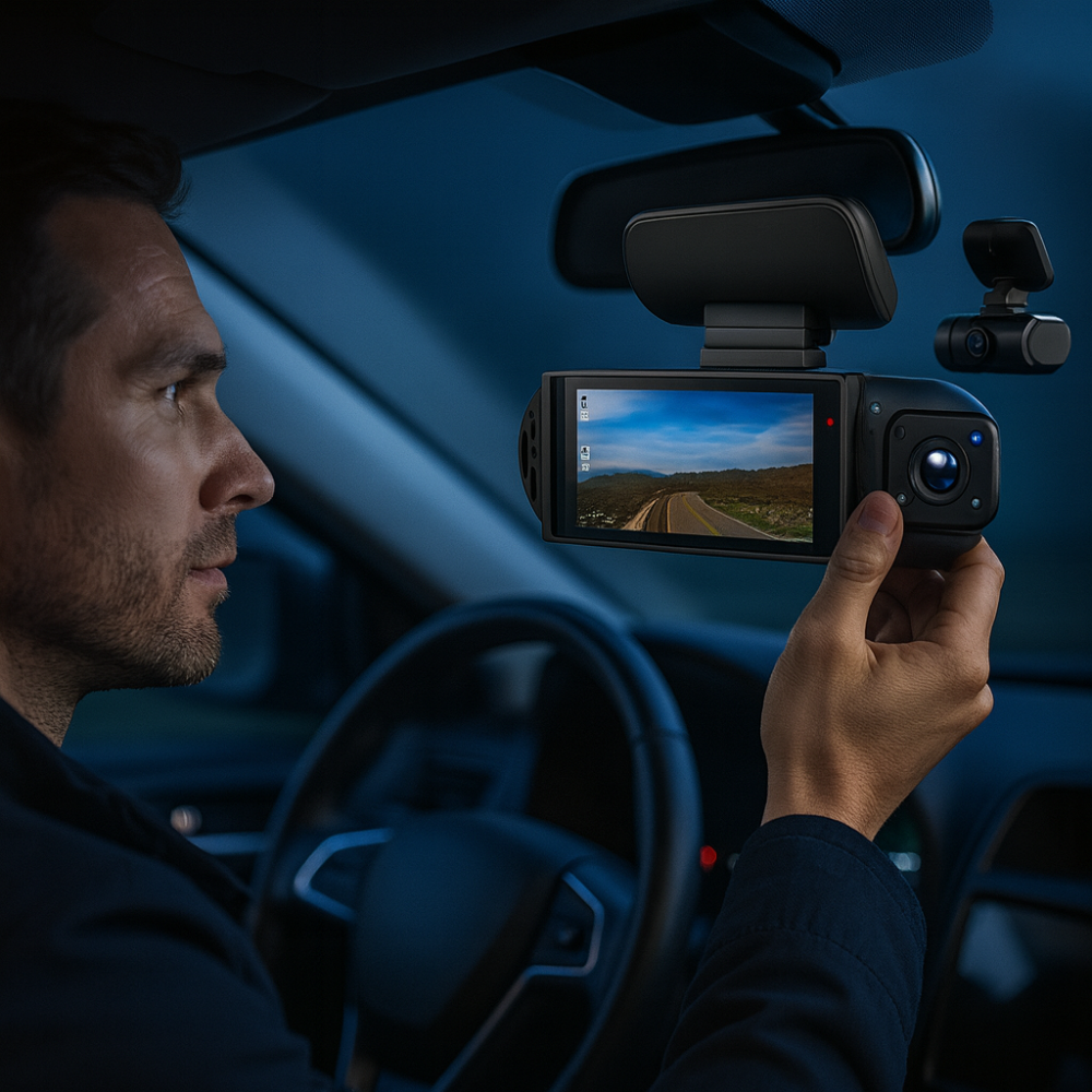 Skanto | Dash Cam Dual Camera 1080p Natt Syn Wide Angle Bil DVR