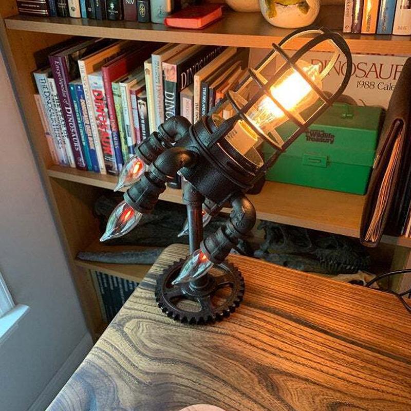 Skanto | Steampunk Raketlampe