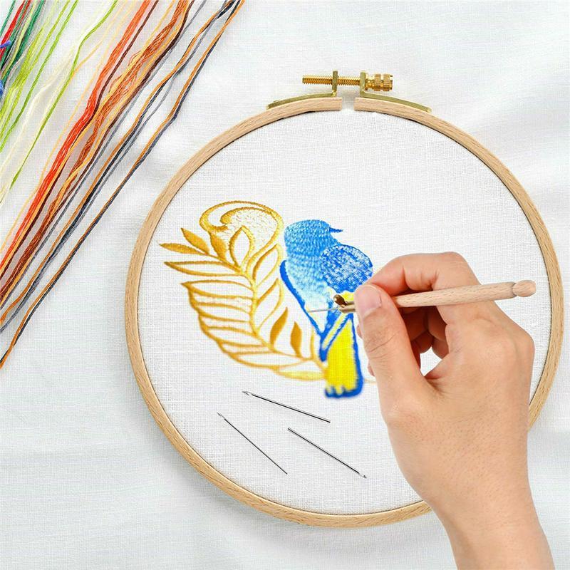 Fransk broderi hekle sett | Skanto