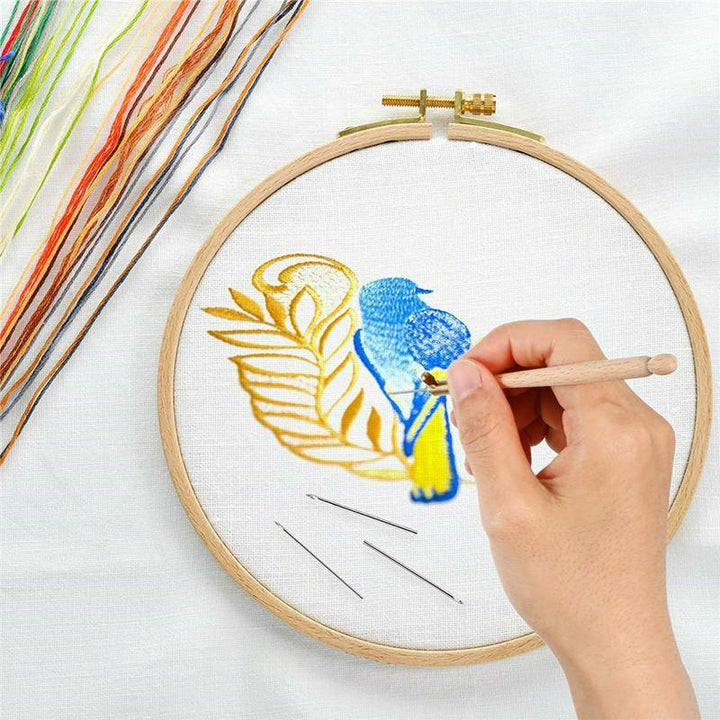 Fransk broderi hekle sett | Skanto