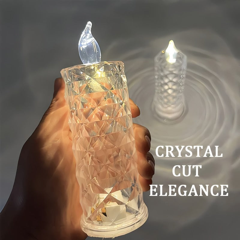 Skanto | Crystal Rose Lysestake - Romantisk sjarm uten å være rotete