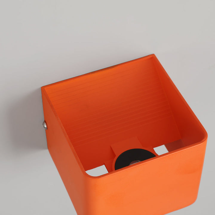LumiBox - Firkantet LED Vegglampe | Modern Design i Svart, Hvit og Grønn for Soverom og Stue | Skanto