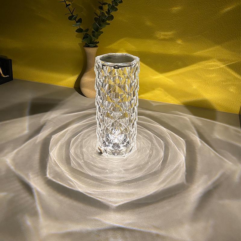 Skanto | Rose Rays Krystall Diamant Bordlampe