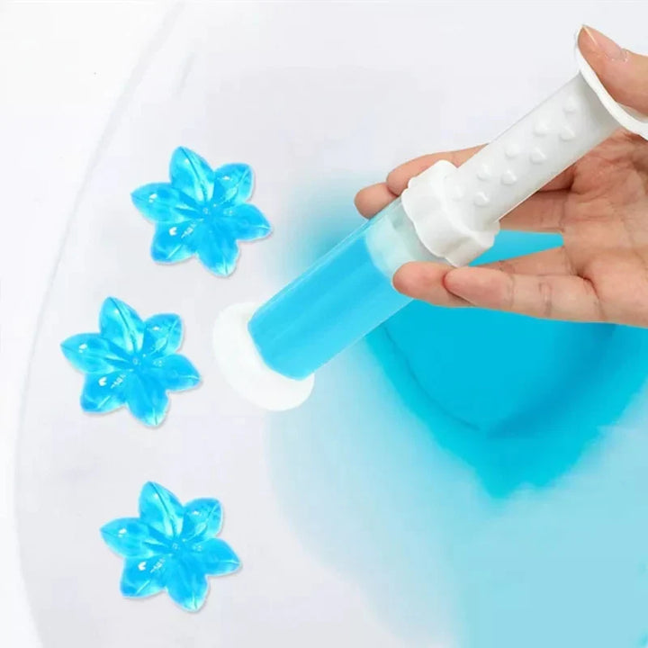 Toalett Frisker Renser Gel Blomst Stempel Skanto