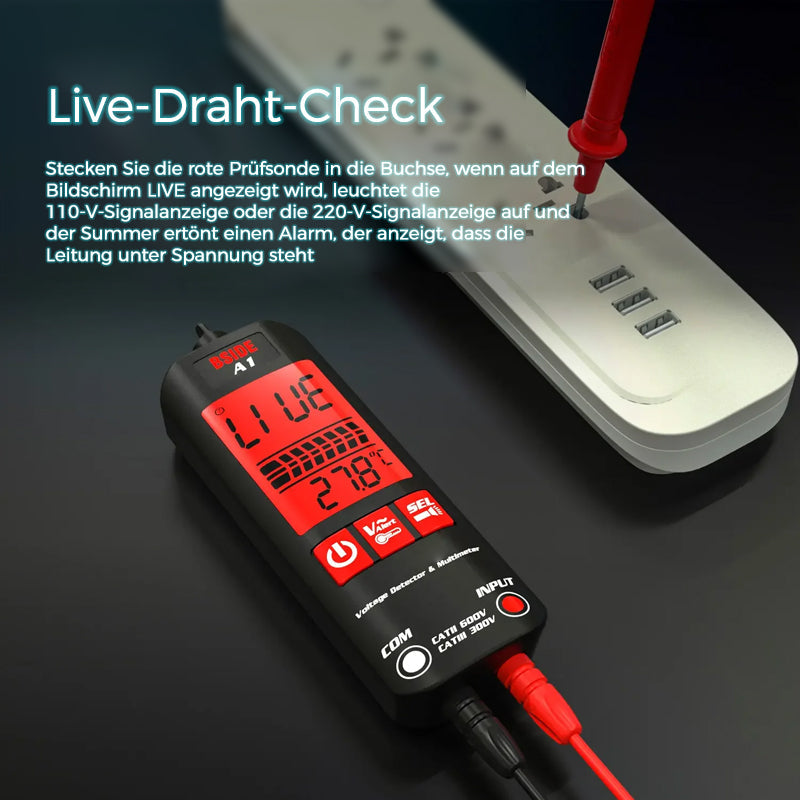 Skanto | A1 Fullt Automatisk Anti-Brenning Smart Digital Multimeter