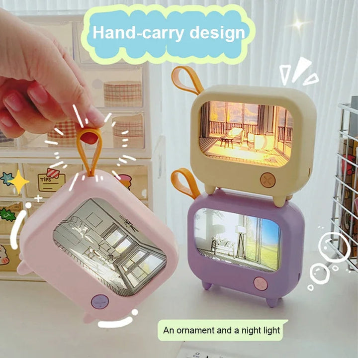 Skanto | Mini TV Maleri LED Nattlys