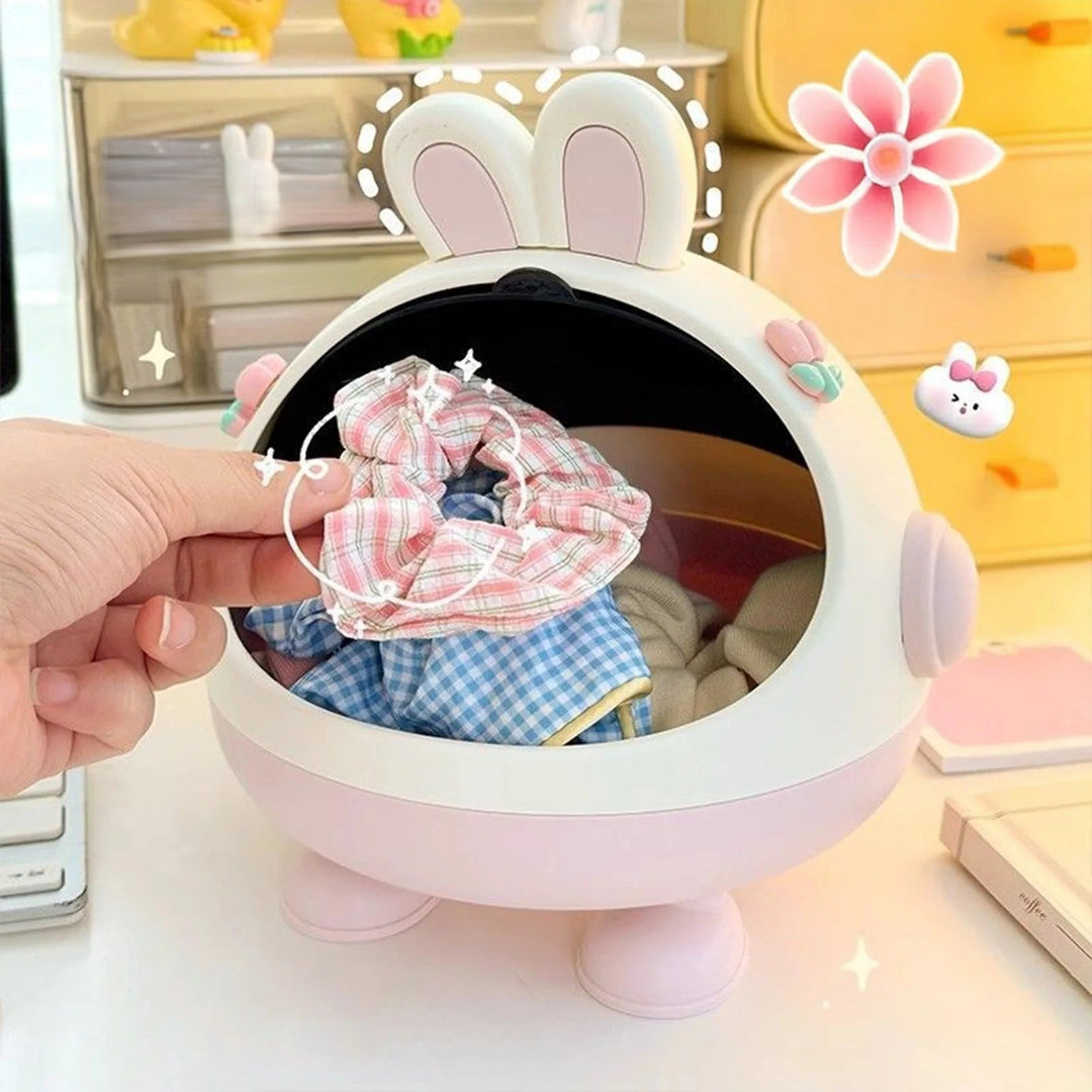 Skanto | Mini Rabbit Desktop Lagringssøppelkurv