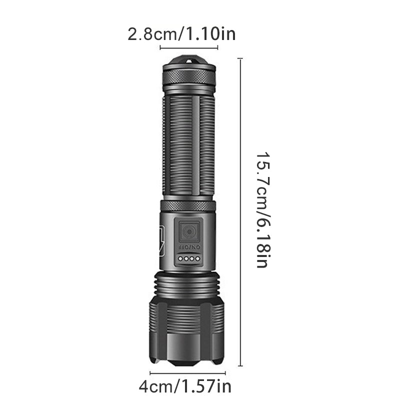 Vanntett Usb oppladbar Blitslykt | Skanto