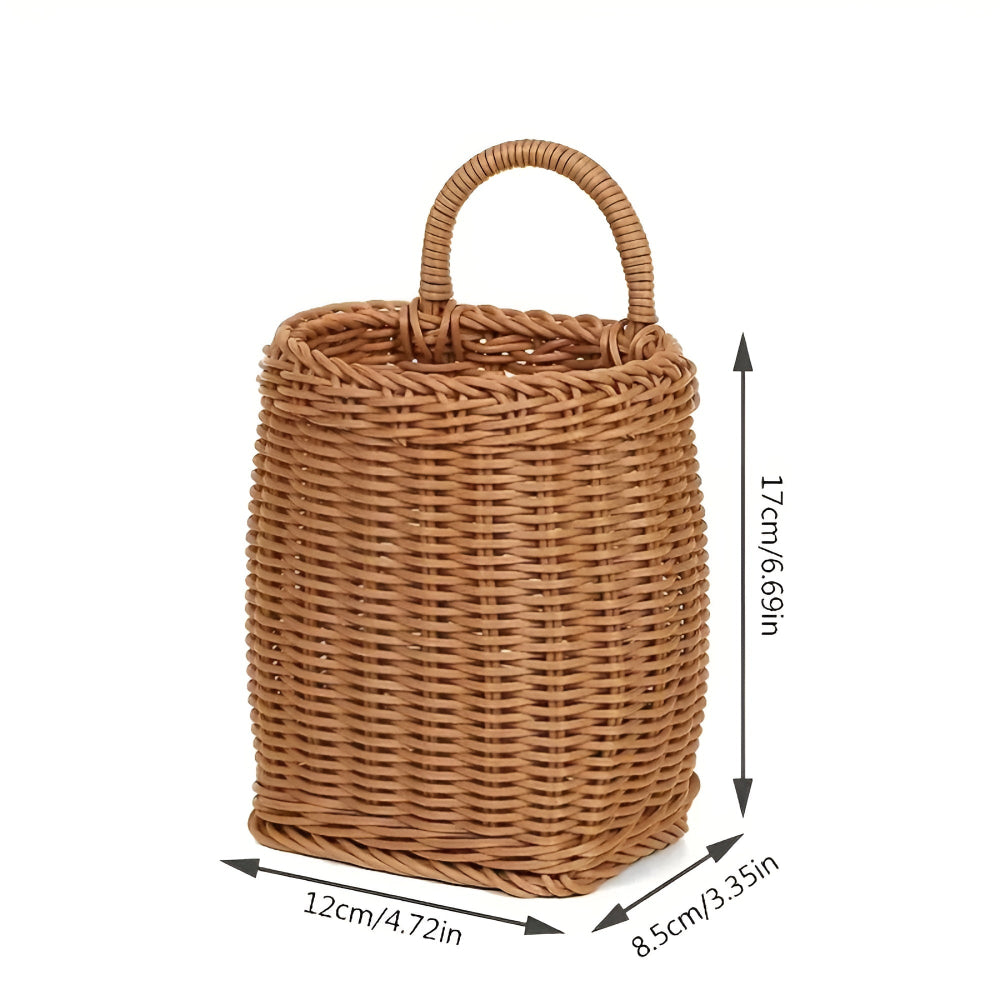Skanto | Willow Rattan Vevd Oppbevaringskurv