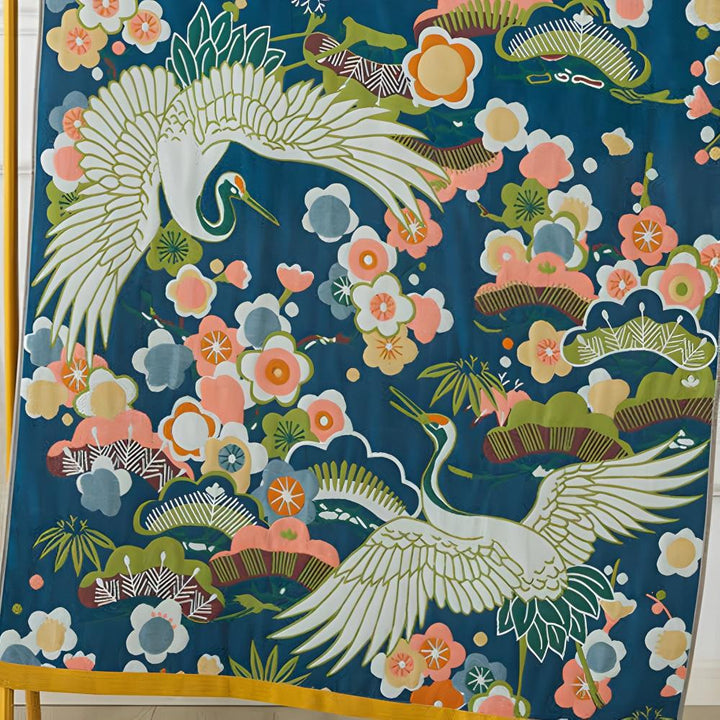 Skanto | Lush Flower Cranes Håndkle