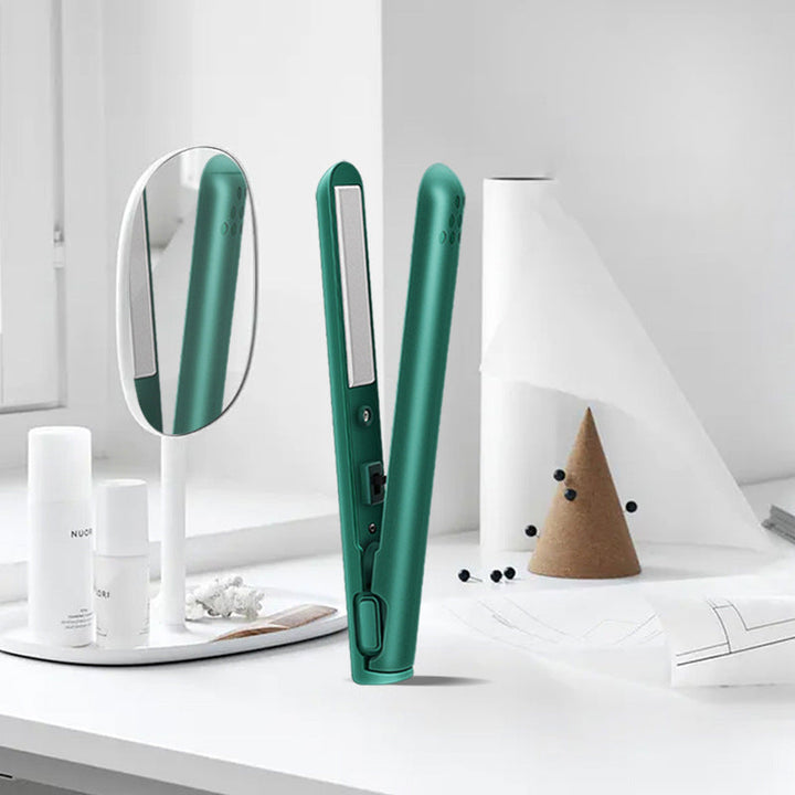Skanto | HairFlex – Mini 2-i-1 krølle- og rettetang med keramisk belegg