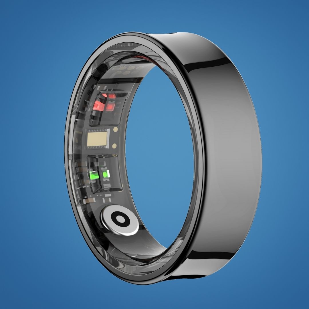 VitalBand Smart Ring – Søvn & Velvære Tracker – Vanntett – Ideell for Aktiv Livsstil Skanto