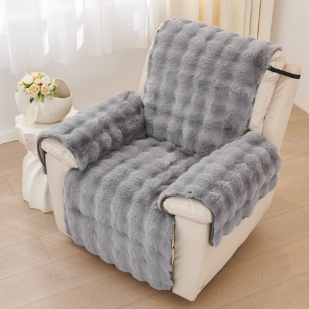 Skanto | Faux Fur Recliner Sofa Cover