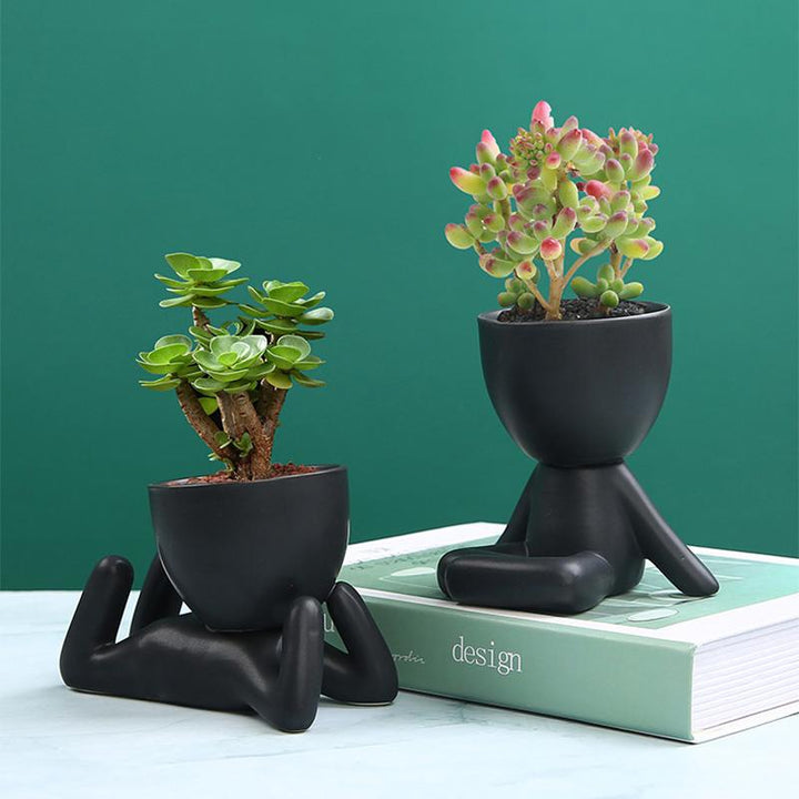 Skanto | Keramisk Figur Potte Ornament