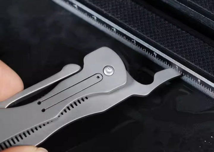 Skanto | Rent Titan Folding Comb - Anti-Statisk Reise Massasje Kam