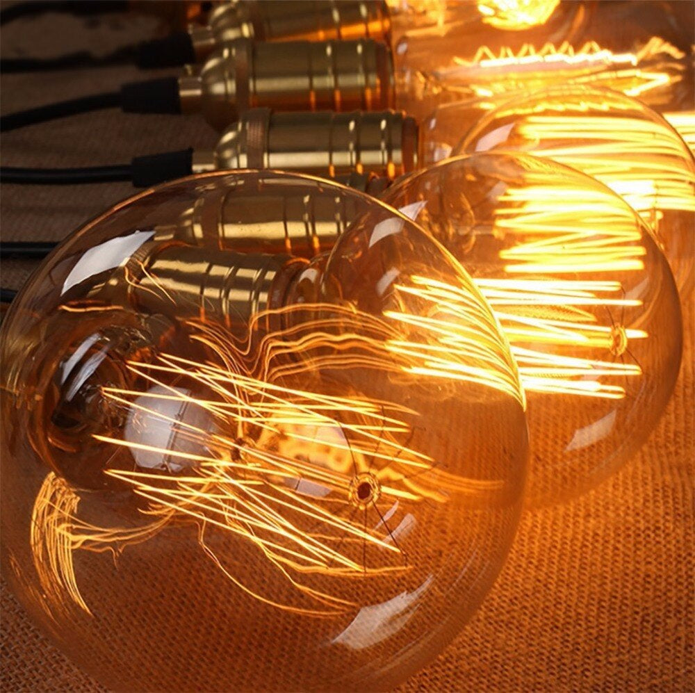 Dekorative Vintage LED FlexiSkantoe Filament Antikke pærer for hjem | Skanto