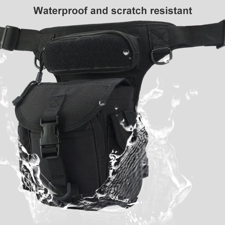 Skanto | Nylon Vanntett Menn Taktisk Livbånd Leg Travel Belt Bag